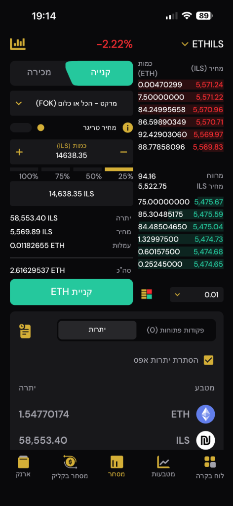 Coinbox App Trading